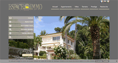 Desktop Screenshot of espace-immobilier.com