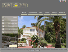 Tablet Screenshot of espace-immobilier.com